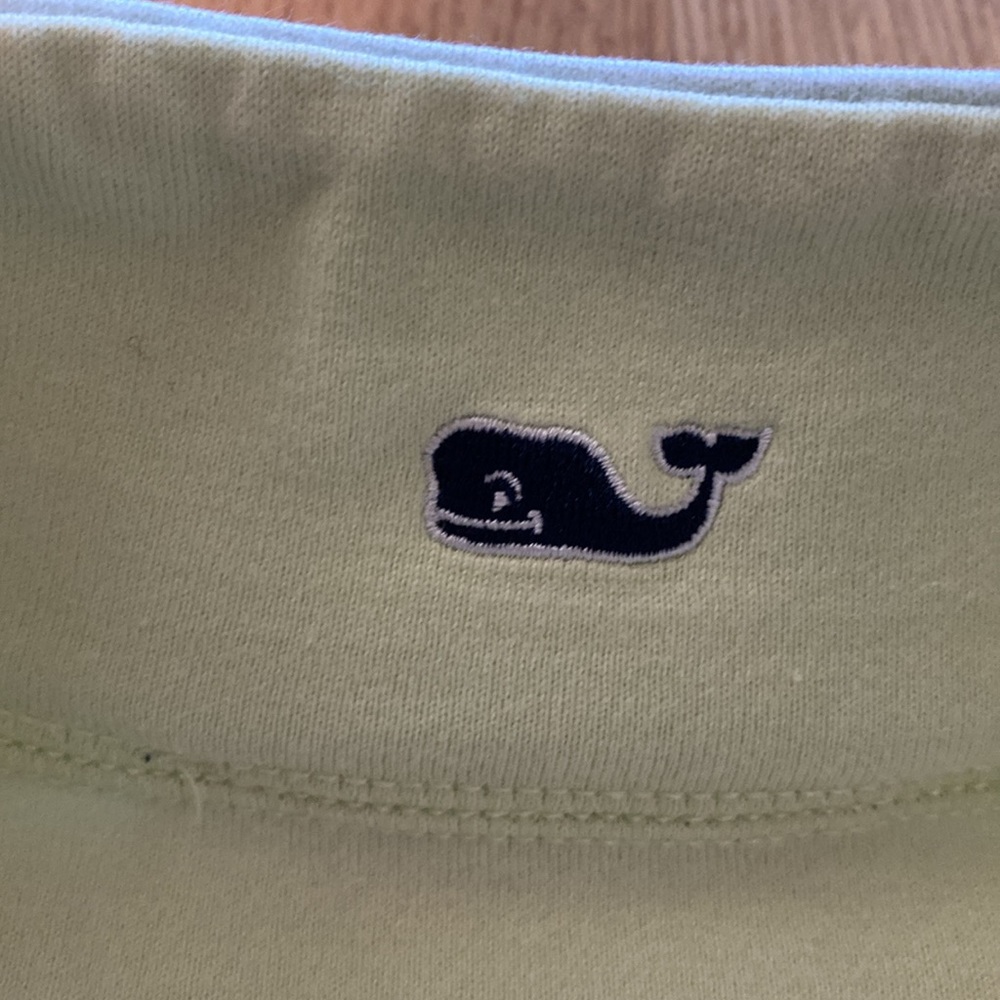 ❌SOLD tan VINEYARD VINES small reversible pullover sweatshirt - Picture 4 of 4
